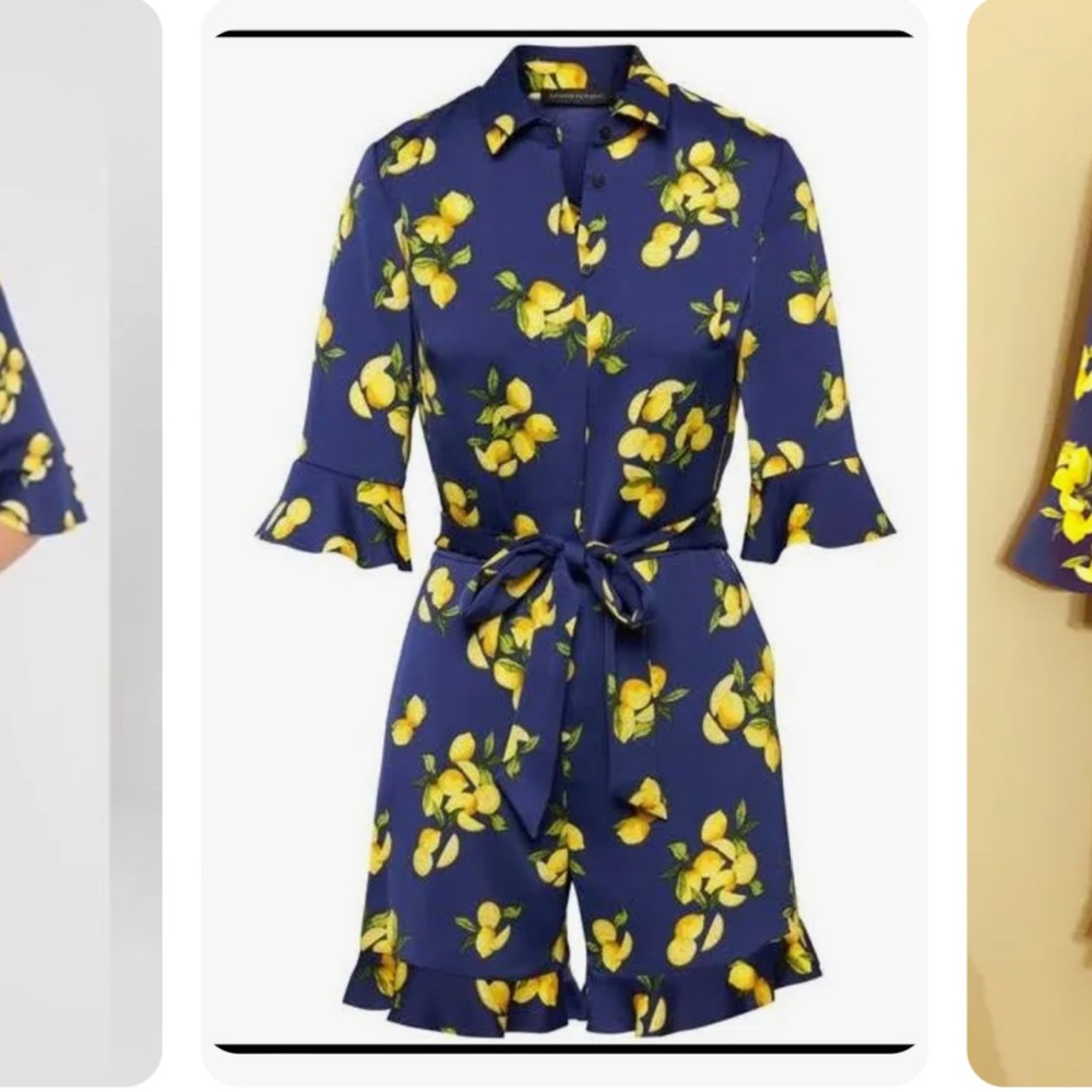 Banana republic lemon romper size 6